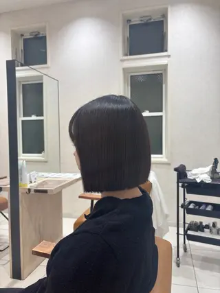 ミディアム ⭐️うる艶カラー 募集　まゆ⭐️のヘアスタイル