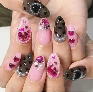 ネイル 渋谷/チップ長さ出し 👑アプレgel-xのネイルデザイン