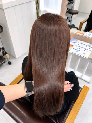 ロング カラー haru 透明感カラー🫧のヘアスタイル