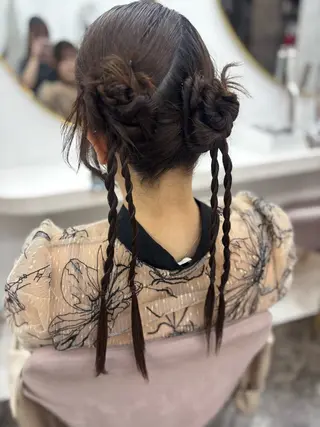 ヘアアレンジ 🫧yumena🫧 艶カラー特化🖤大宮のヘアスタイル