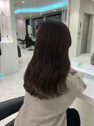 ロング カラー ヘアアレンジ 💓色落ちまで綺麗な 垢抜けカラー💓のヘアスタイル