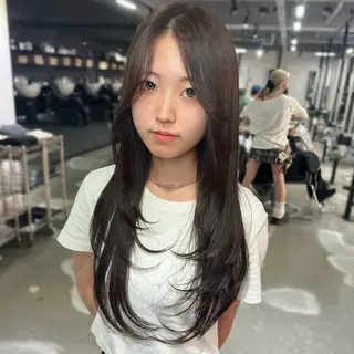 ロング 韓国レイヤー🇰🇷 艶髪💎renのヘアスタイル