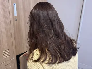 セミロング カラー レイヤーカット 鈴木駿介のヘアスタイル