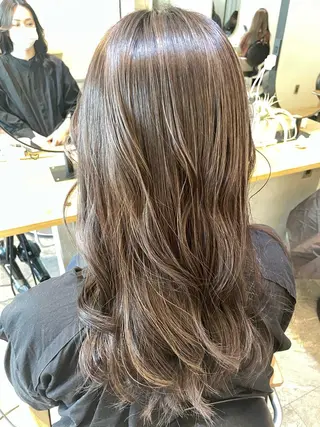 カラー 💘韓国レイヤー上 品カラーruru💘のヘアスタイル