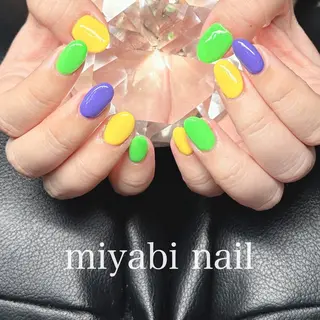 ネイル miyabi nail 桂川駅近くのネイルデザイン