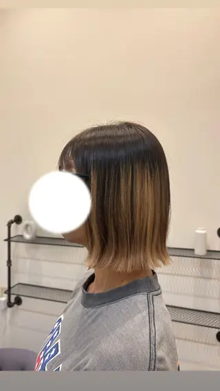 ミディアム MAHAE 中司のヘアスタイル