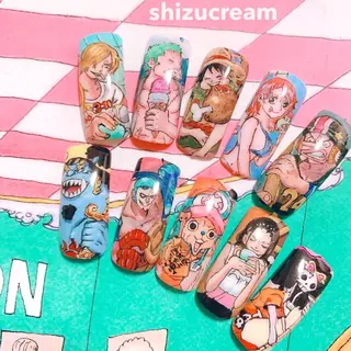 ネイル shizucream 痛デコネイル専門のネイルデザイン