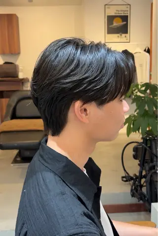ショート パーマ メンズ 垢抜けメンズカット/ 毛流れパーマ/ユウトのヘアスタイル