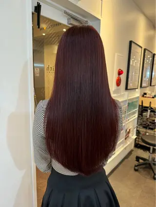 ロング カラー over hair 池袋　yuriaのヘアスタイル