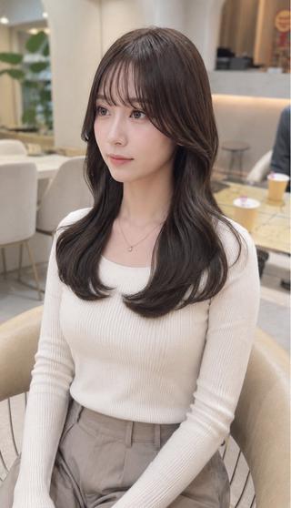 ロング カラー Akane レイヤー/艶カラーのヘアスタイル