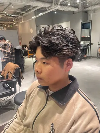 ショート パーマ メンズ 🔱メンズパーマ特化 🔱山下和輝のヘアスタイル