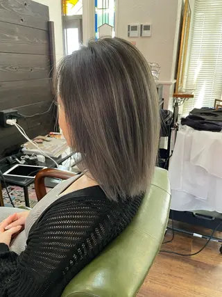 ミディアム 下林 雅明のヘアスタイル