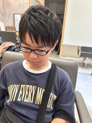 ショート メンズ 久木原 ゆりのヘアスタイル