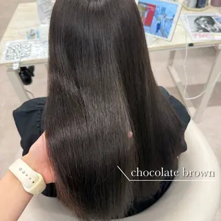 ロング カラー 美髪矯正/ベージュ カラー🧸綾里のヘアスタイル