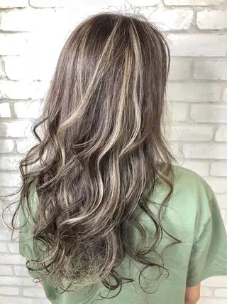 ロング カラー ヘアアレンジ 🎀暖色カラー🎀 ♡yurika♡のヘアスタイル