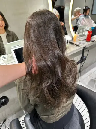 ロング カラー 美髪矯正 レイヤーカット/加納のヘアスタイル