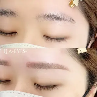 アイブロウ Li'a-eyes- 🩵のマツエク・マツパデザイン