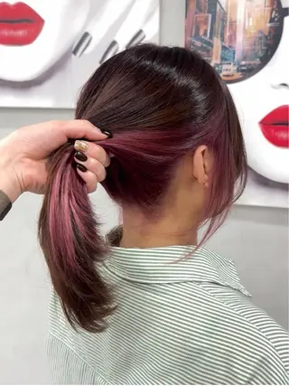 セミロング A BY WHO あおきのヘアスタイル