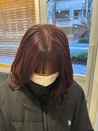 カラー 熊取谷 茉那のヘアスタイル