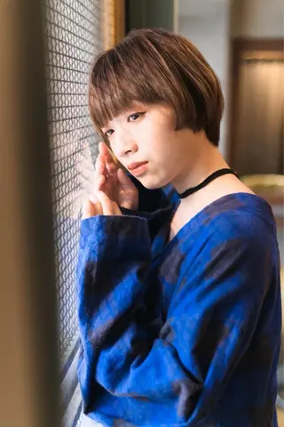 ショート カラー trip kano.のヘアスタイル