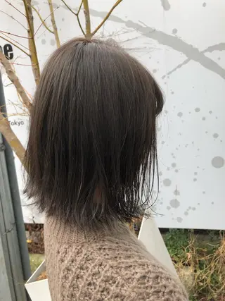 ミディアム カラー 白髪ぼかし/ショート /ミニボブだいじのヘアスタイル