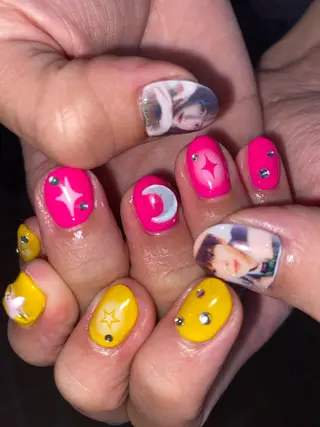 ネイル 個性派🌺推しネイル 💅💞hota🐇のネイルデザイン
