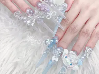 ネイル MoMoA Nail ネイル長さ出し専門店のネイルデザイン
