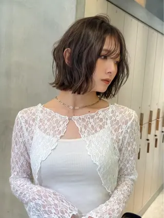 ショート カラー 艶カラー/縮毛矯正/ なな ❤︎のヘアスタイル