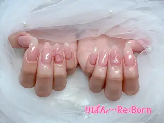 ミディアム りぼん Re:Bonrのネイルデザイン