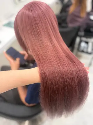 ロング カラー ヘアアレンジ 垢抜け透明感 カラー🪽ྀི🤎のヘアスタイル