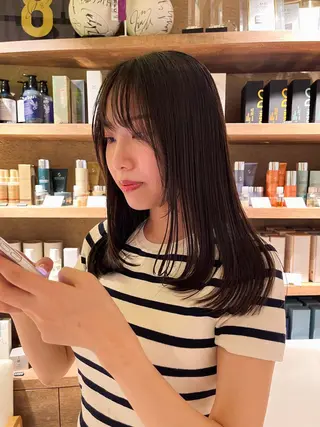 ミディアム Befine🫧岡田 万侑のヘアスタイル