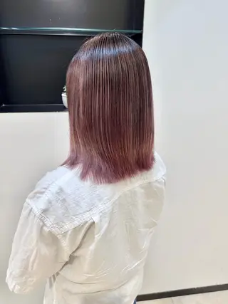 ショート 【縮毛矯正/髪質改善 /ケアカラー】十場のヘアスタイル