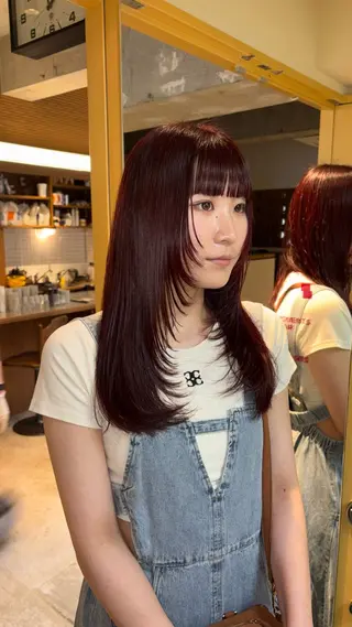 ロング カラー パ ルのヘアスタイル