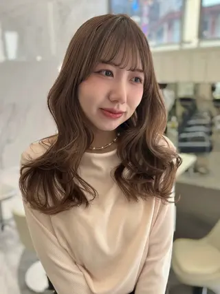 カラー ParveMix🍀 藤原愛未のヘアスタイル