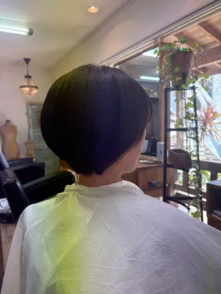 ショート カラー 羽鳥 美穂のヘアスタイル