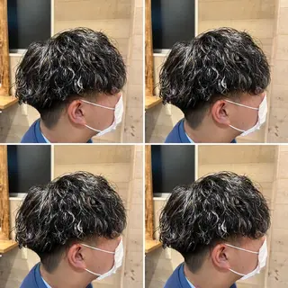 カラー パーマ メンズ メンズパーマ特化 望月謙二郎のヘアスタイル