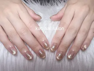 ネイル kao nail マグネット/長さだしのネイルデザイン