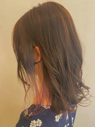 ミディアム unopulir 景山 凌のヘアスタイル