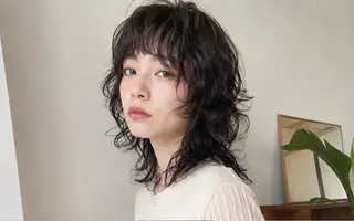 セミロング パーマ 💐暖色カラー/ レイヤーりゅーき💐のヘアスタイル