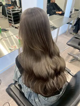 ロング カラー 原宿ブリーチカラー /三村克彦のヘアスタイル