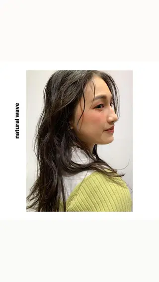 セミロング カラー パーマ ヘアアレンジ メンズ キッズ ネイル マツエク・マツパ アイブロウ hiro【沿線で叶う 似合わせhair】のヘアスタイル