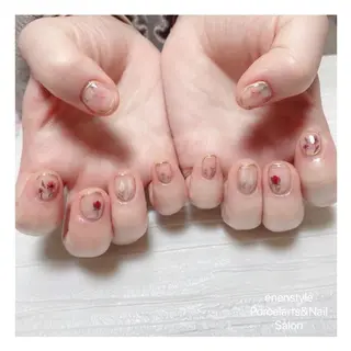 ショート ネイル 🐾enen style 🐾のネイルデザイン