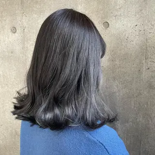 ミディアム カラー もりたみかこ 美容師お休み中のヘアスタイル