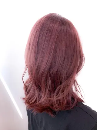 ミディアム カラー ヘアアレンジ 表参道/さあ や/大人ナチュラルのヘアスタイル