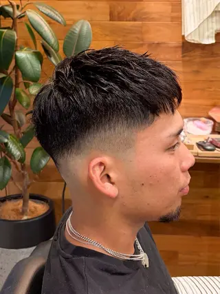 ショート メンズ 三宮メンズカット ヨシイッキのヘアスタイル