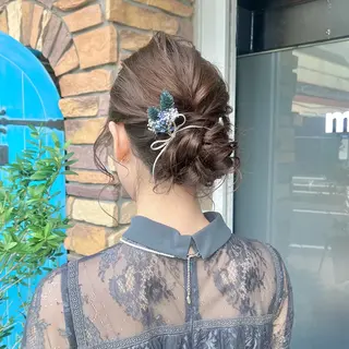ロング ヘアアレンジ 伊藤 玲衣のヘアスタイル