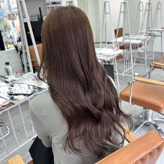 ロング カラー ヘアアレンジ ブリーチなしカラー /新百合ヶ丘/安形翔のヘアスタイル