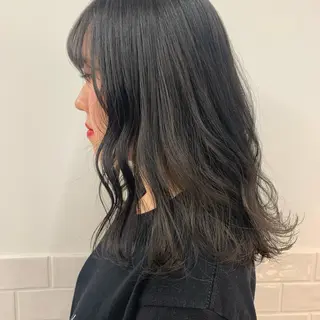 ロング kiyono ⭐︎ダブルカラーのヘアスタイル