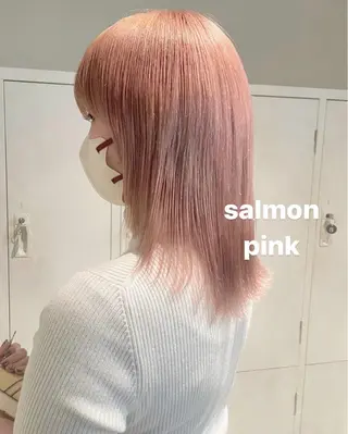 ミディアム カラー ハイトーンカラー♡ yuのヘアスタイル