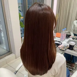 ロング カラー 顔まわり× レイヤー/MIUのヘアスタイル